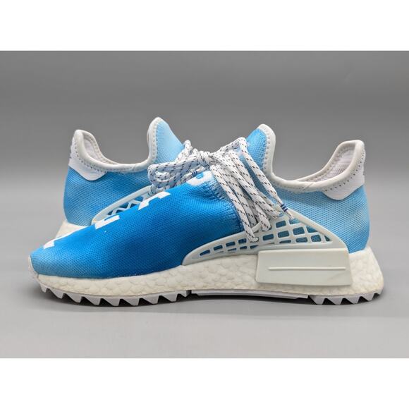 Adidas Mens Pharrell NMD HU China Pack Peace Shoes Sneakers Blue F99763 Size 5 main image 3